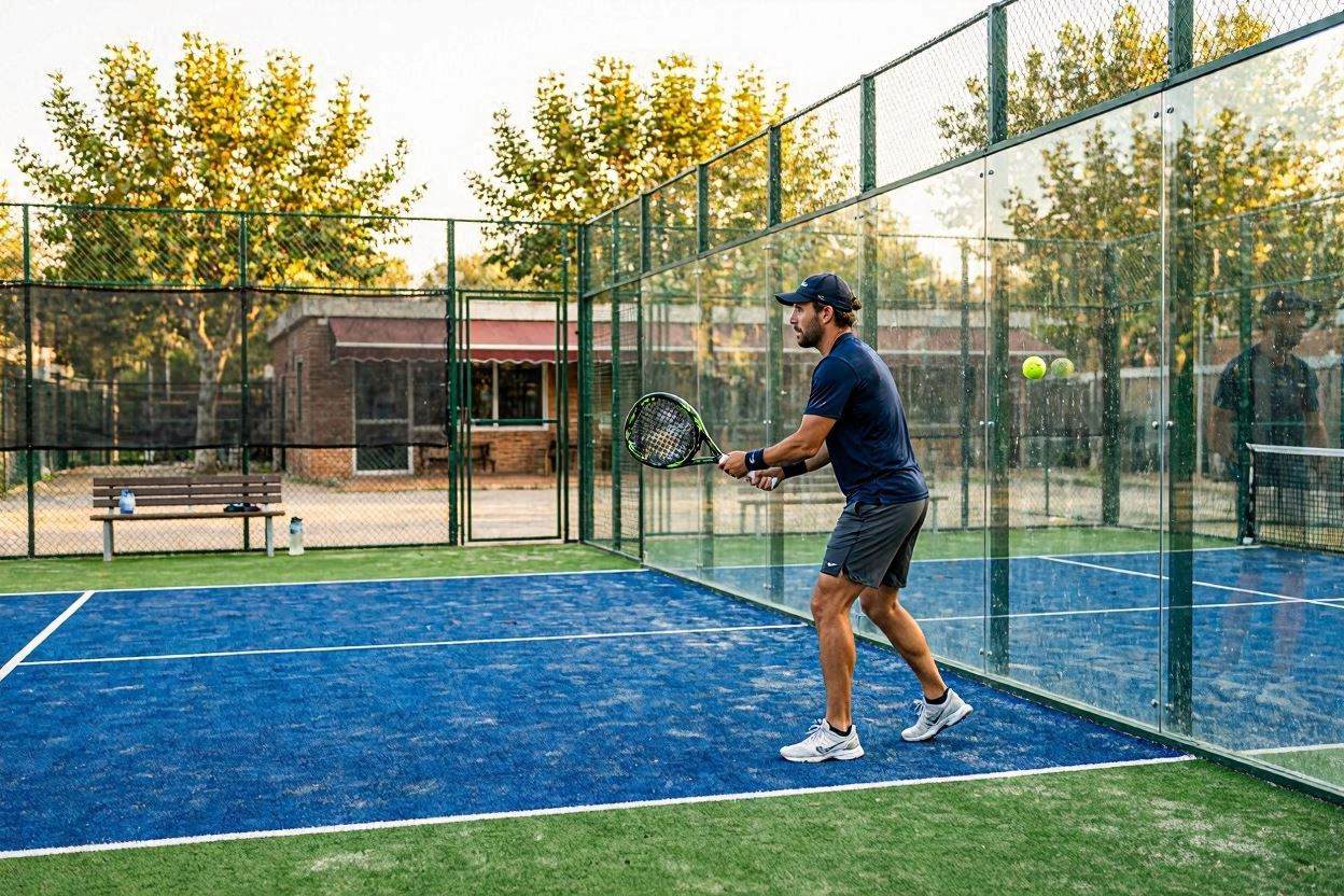 Träna padel utan partner: 5 väggövningar du kan göra själv